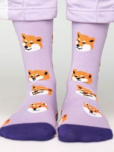 Носки «Это фиаско, братан!», р-р 38-41, сиреневые