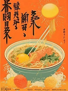 3D Стикер на телефон «Рамен», объёмный