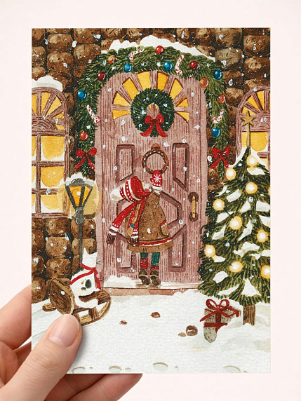 Открытка DARI DARI на Новый год «Гости», А6, фото 1.