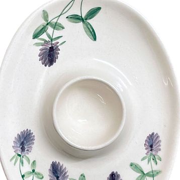 Пашотница для яиц Верба керамика ручной работы «Клевер», керамика, фото 2.