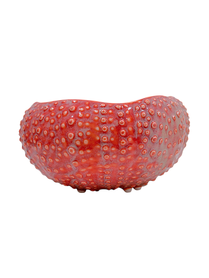 Глубокая тарелка морской ёж ручной работы VELES «Рассвет над Имладрис», фарфор, 750 мл, фото 2.