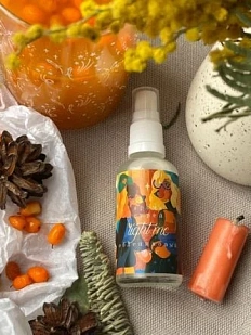 Арома спрей ручной работы Зажги меня «Облепиховый морс», 50 мл