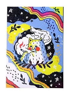 Магнит «Котик с сижкой»