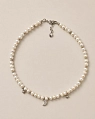 Чокер ручной работы «Lumi», речной жемчуг, родированная латунь, превью фото 1