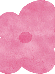 3D Стикер на телефон «Цветочек», розовый, объёмный, 3 см