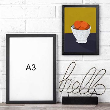 Постер интерьерный «Апельсины в вазе», А4, фото 3.