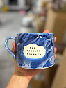 Кружка ручной работы Тата вытворяет/NF ceramics «Сын маминой подруги», сине-голубая, керамика, 500 мл, превью фото 1