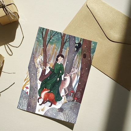 Набор открыток Анна Спешилова «Лесной», 9 шт., фото 6.