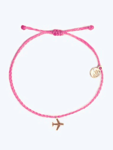 Браслет WAF WAF «Самолет», розовый