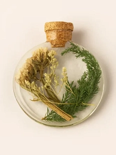 Ёлочный шар-панно Зачарованные шары «Незабываемый», 8 см