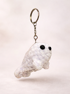 Плюшевый брелок «Нерпа»