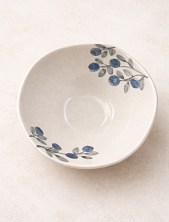 Пиала ручной работы Верба керамика «Черника», керамика, 9 см