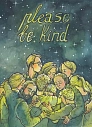 Открытка Зелёная лампочка «Please be kind», А6, превью фото 1