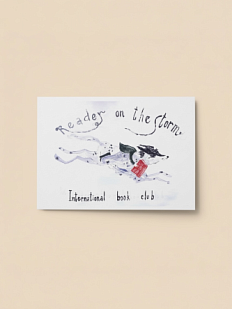 Открытка «Reader on the storm», Максим Савва