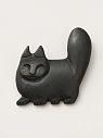 Брошь «Кот мини» в подарочной упаковке, чёрный, превью фото 1
