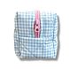 Косметичка ручной работы «Moyen», голубая мелкая клетка, превью фото 3