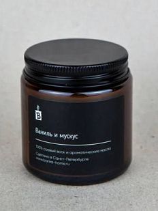 Свеча «Ваниль и мускус»