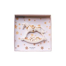 Игрушка новогодняя фарфоровая Bulygin «Лошадка»