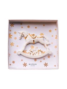 Игрушка новогодняя фарфоровая Bulygin «Лошадка»