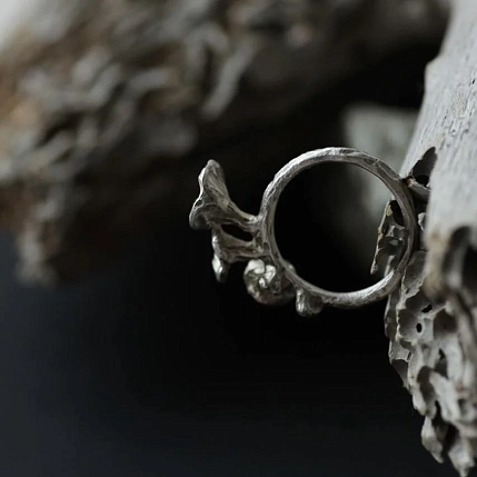 Кольцо из нейзильбера «Грибы», фото 4.