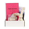 Подарочный набор со статуэткой зайца, книгой «Дары волхвов» и шоколадом