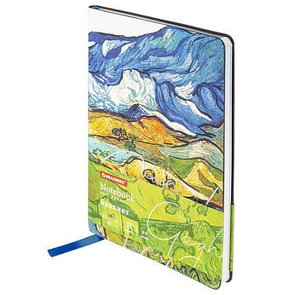 Блокнот «Van Gogh» в клетку, А5, 80 листов, зелёный, фото 1.