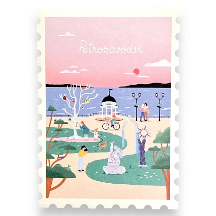 Открытка Подписные изделия «Марка. Петрозаводск», фото 1.