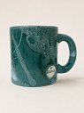 Кружка ручной работы Тата вытворяет/NF ceramics «Люблю раннее утро», светло-бирюзовая, керамика, 400 мл, превью фото 2