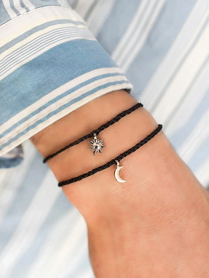 Браслеты парные WAF WAF «Солнце и Луна», фото 2.