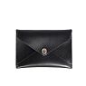 Кошелёк-конверт для документов ручной работы, Kokosina bags, натуральная кожа, чёрный, превью фото 1
