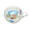 Чашка для чая ручной работы Мадам де Тюль с фигуркой внутри Свинка, фарфор, 250 мл, превью фото 1