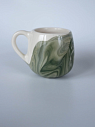 Кружка ручной работы круглая «Зелёный мрамор», керамика, 250 мл, превью фото 1