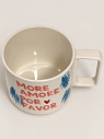 Кружка ручной работы Hands in Clay «More amor por favor», розово-голубая, керамика, 450 мл, превью фото 3