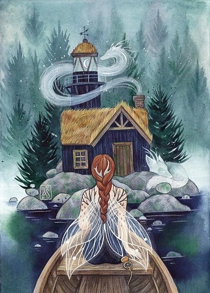 Постер интерьерный Анна Спешилова «Тишина», А4, фото 1.