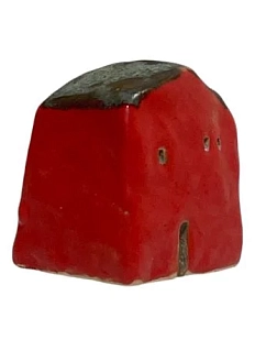 Статуэтка ручной работы Кимбриа «Красный домик», керамика