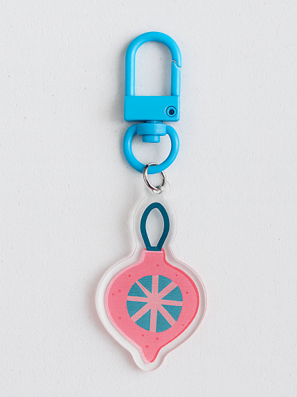 Брелок «Ёлочная игрушка», 4 см, фото 2.