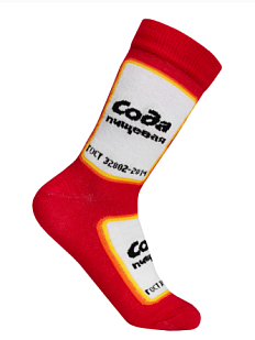 Носки «Сода», р-р 35-40, красные