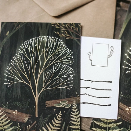 Открытка «Волшебное дерево», Дворникова Александра, фото 4.