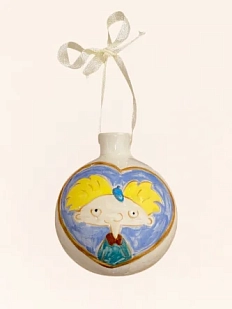 Ёлочная игрушка Домик на дереве шар расписной «Арнольд», 7 см