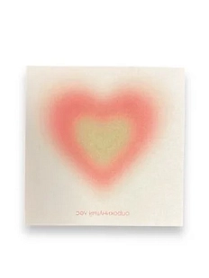 Бумага для записей «Peach aura heart»