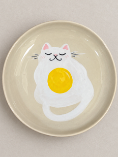 Тарелка ручной работы Ceramission «Котишница», керамика, 12 см