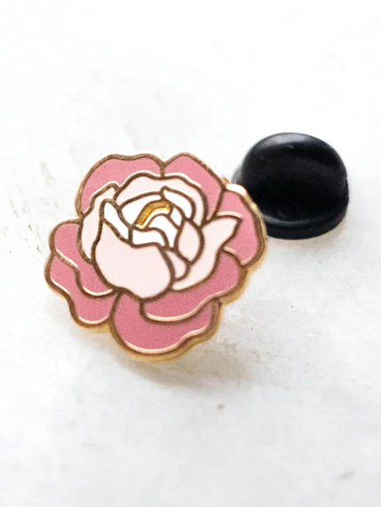 Металлический пин WAF WAF «Пионовидная роза», фото 1.