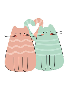 Брелок DARIDARI «Котики», 5 см