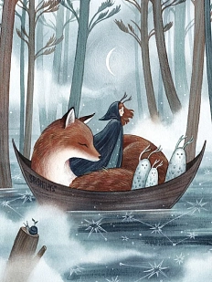 Постер интерьерный  Анна Спешилова «Звездная река», А2