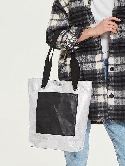 Сумка Ranzel Bags «Monty White», тайвек, белая, фото 2.