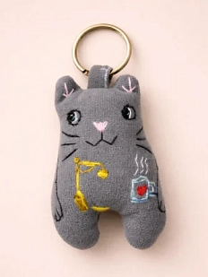 Брелок Колдовская игла «Кот с фонарём»