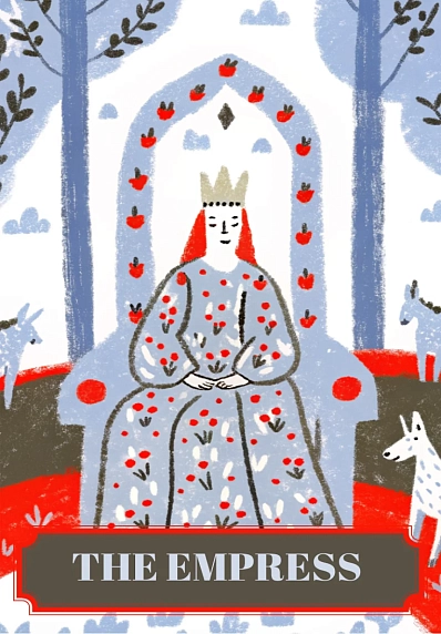 Открытка Таро Императрица (The Empress), фото 1.