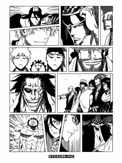 Стикерпак «Bleach Manga», фото 1.