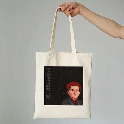 Сумка шоппер «Малевич», белый, фото 3.