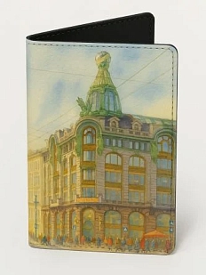 Обложка на паспорт DARI DARI «Дом компании Зингер», искусственная кожа